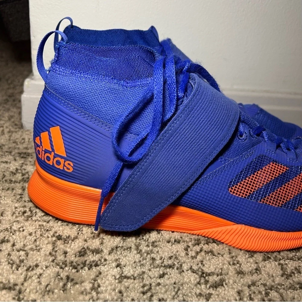 Adidas Blue & Orange Crazy Power Rk Cross Trainers Size 10.5